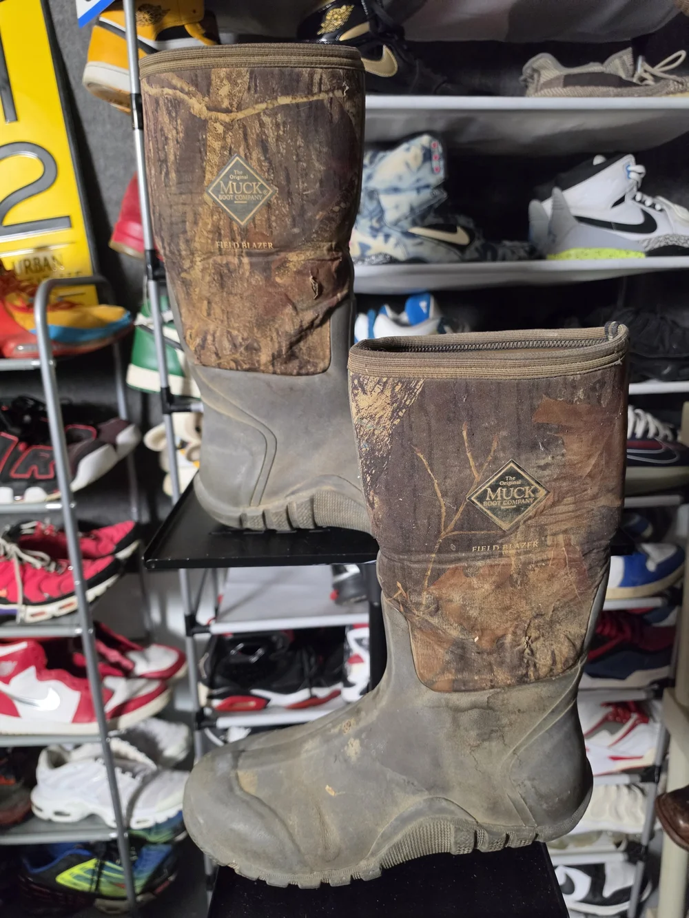 🔥 Men Size 12 Muck Boot Original Fieldblazer Waterproof Brown Outdoor Boots